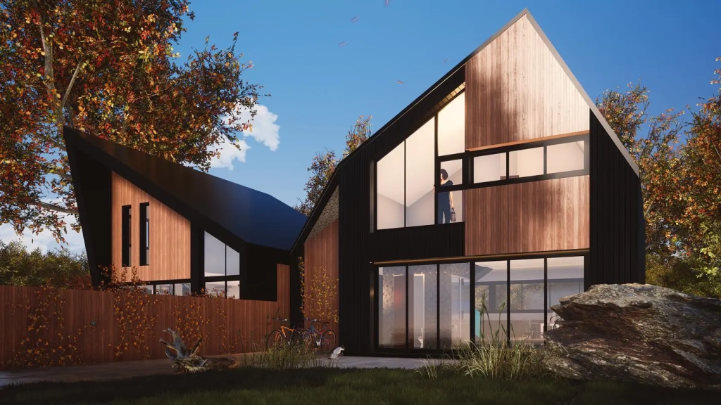 Conception d'une maison papillon